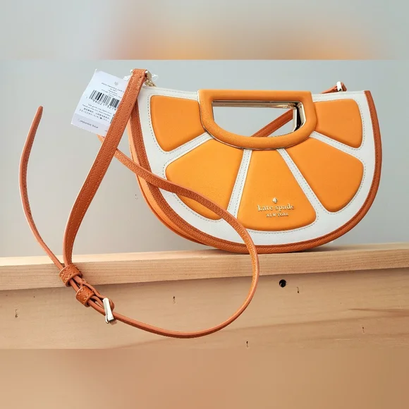 NWT Kate Spade Alexia Clementine Clutch Crossbody 🍊 - Picture 10 of 13